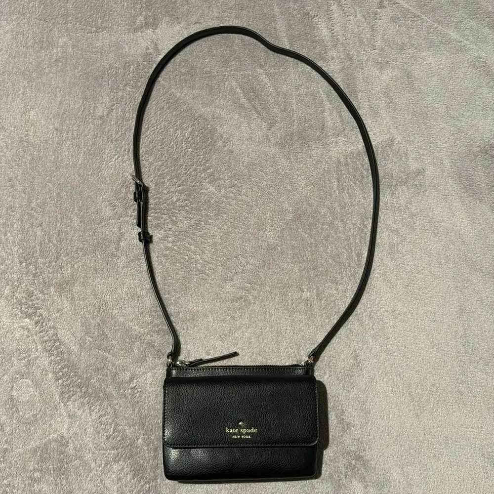 Kate Spade New York Greene Street Karlee Leather Crossbody - Black